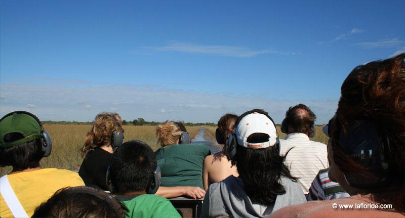 A bord d'un airboat aux Everglades