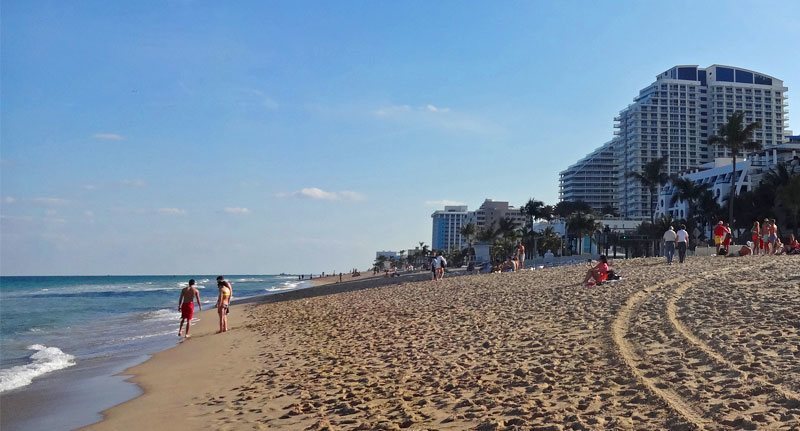 Plage de Fort Lauderdale, Floride