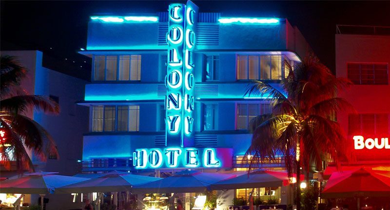 Colony Hotel sur Ocean Drive à Miami